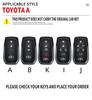 2026 Горячие Для Toyota Колпаки на колеса Новый Чехол для ключа автомобиля Защитный корпус Аксессуары Для Toyota RAV4 Highland Coralla Hilux Fortun