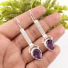 Amethyst Earrings Gemstone Jewelry, 925 Solid Sterling Silver Earrings, Gift For Women Handmade Earrings