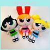 Adorable Powerpuff Girls Plush Toy Soft Cartoon Blossom Bubbles Buttercup Doll