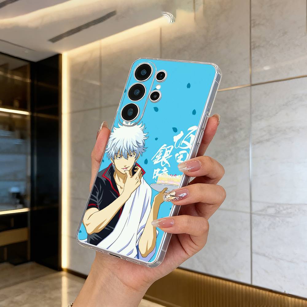 G-Gintama-Гинтоки Саката Прозрачный Мягкий Силиконовый Чехол для Телефона для Samsung S25, S24, S21, S22, S23, S30, Ultra, S20, Plus