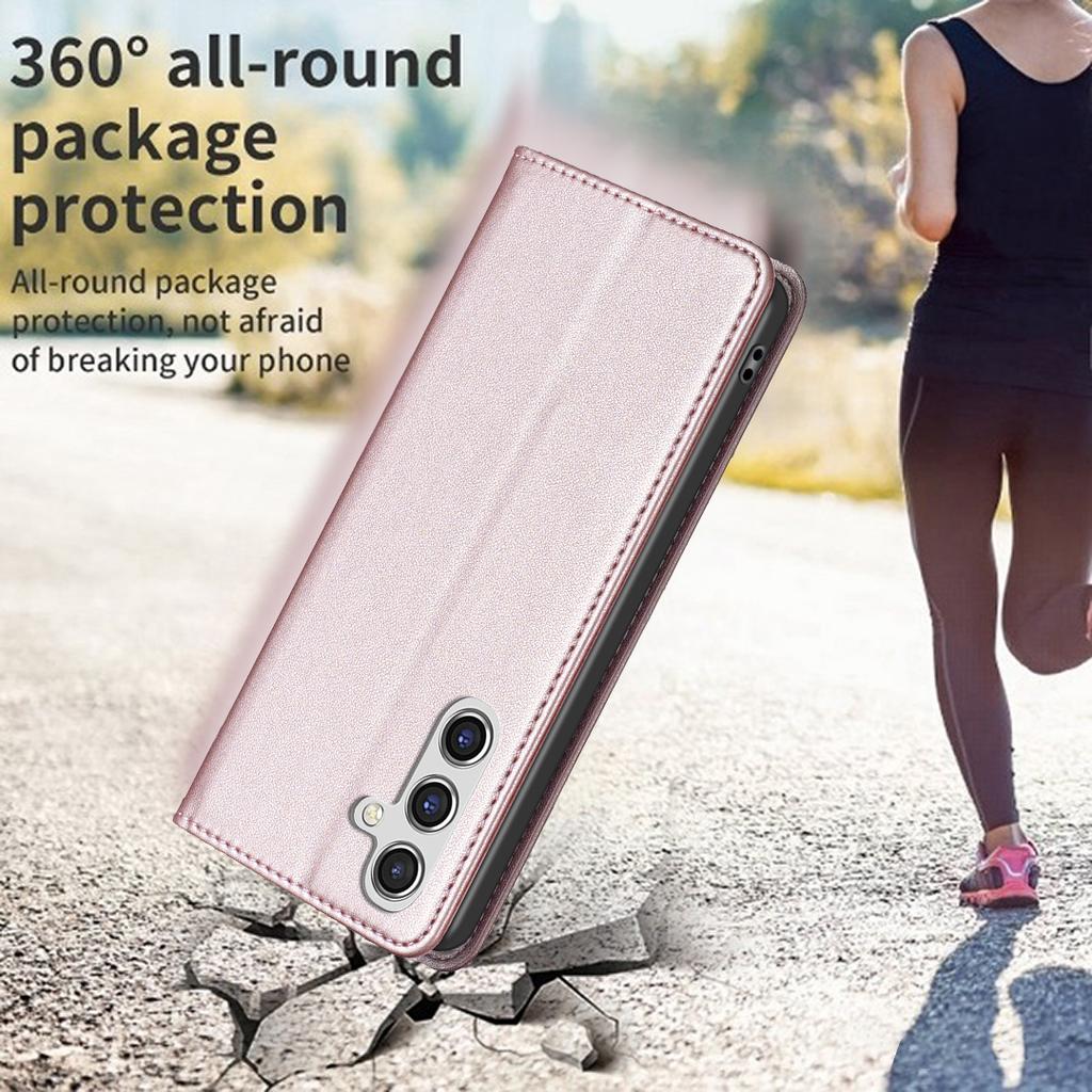 Магнитный кошелек-книжка из кожи для Samsung Galaxy S25 Ultra S24 Plus S23 A06 A16 A26 A36 A35 A55 5G Ударопрочные чехлы-сумки