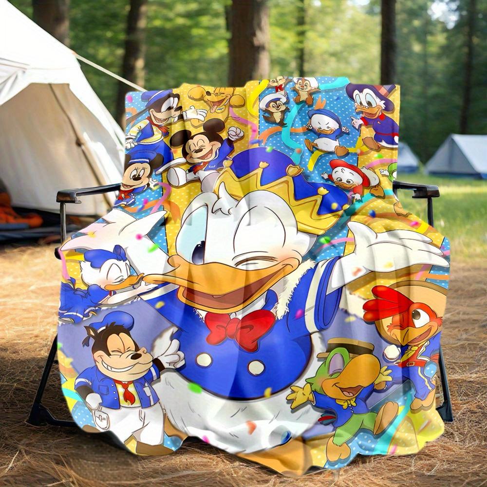 1pc, Donald Duck & Friends Blanket Soft Throw for Room Decor, Perfect Gift, Living Room, Travel, Camping