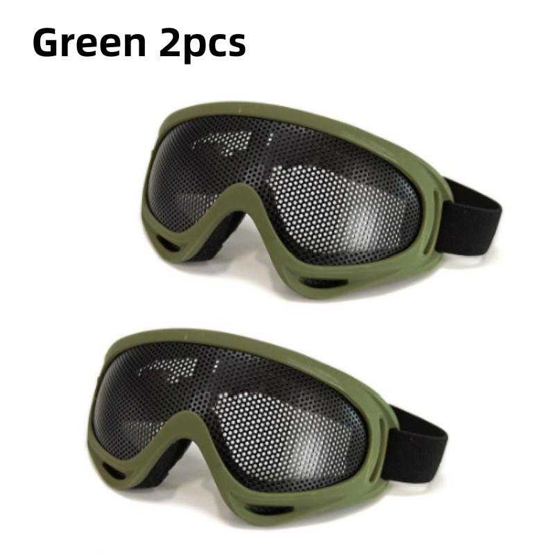 Тактические очки для защиты глаз на открытом воздухе, очки с металлической сеткой, для кемпинга, охоты, страйкбола, стрельбы, защитные очки