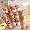 10Color 0.5mm Student Cartoon Ballpoint Pen Cute Animal Colorful Pens Kids Diary Scrapbooking Drawing Stationary