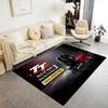 Isle Man Tt Course Map Floor Mat Suitable for Hallway Dining Room Bedrooms Balcony Anti-slip Rug Decorate Offices Perfect Birthday/Christmas Gift Idea