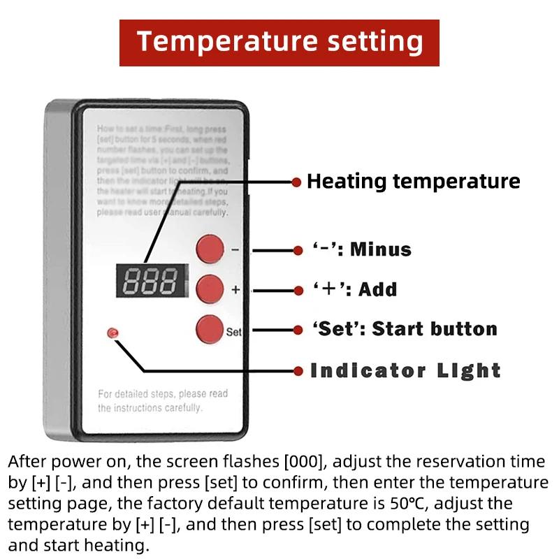 Portable Electric Heating Boiler, Water Heating Element, Bathroom Thermostatic Immersion Heater, Swimming Pool, 220V, 2000W-2500W