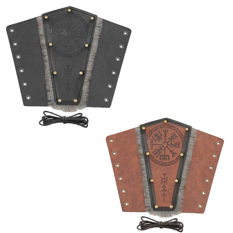 Рыцарская перчатка Средневековая нарукавная повязка Костюм эпохи Возрождения Защита руки ПУ броня Наручи Нарукавник Стимпанк рукава