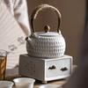 Японская свеча Чай Электрический керамический чайник для кипячения воды Устройство для заваривания чая Термостойкий чайник с ручкой-петлей Чайник