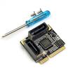 Адаптер Mini PCIE на 2 порта SATA3.0 6 Гбит/с, карта расширения высокой скорости, контроллер ASM1061 для компьютерных настольных аксессуаров