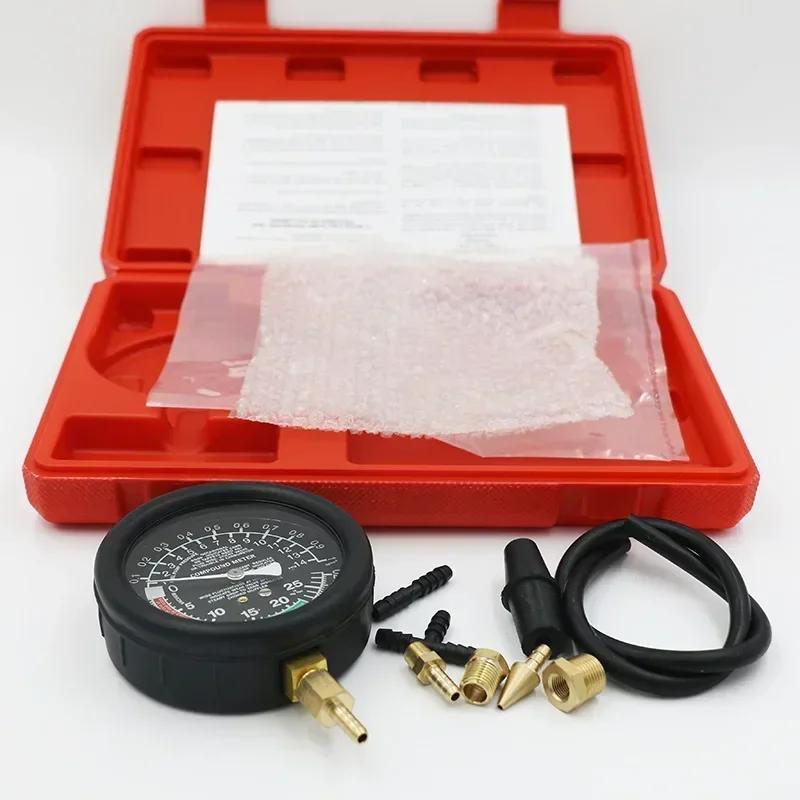 Автомобильный вакуумный манометр Tu-1 Тестер манометра положительного и отрицательного давления Инструмент для ремонта прибора