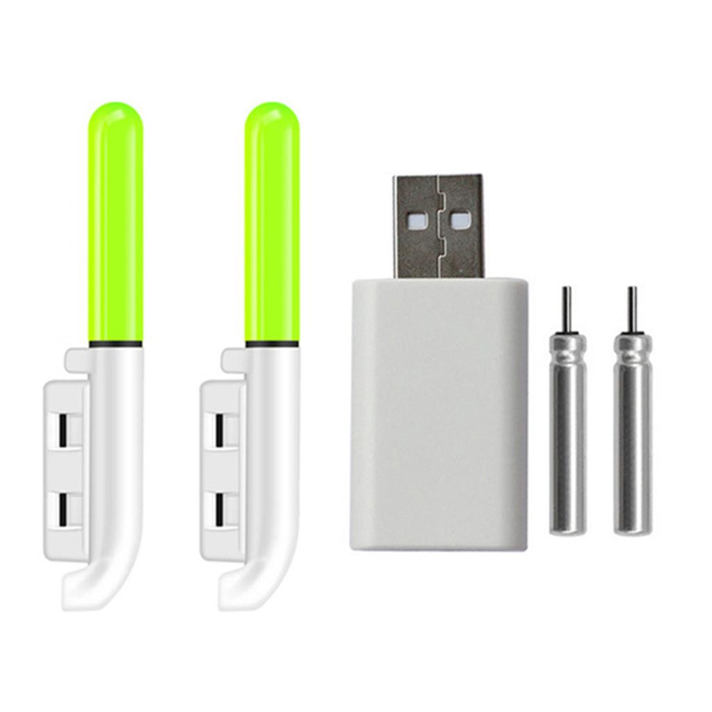 Рыбалка Светящиеся палочки Светодиодная Ночная Рыболовная Удочка с Перезаряжаемой Батареей Светящаяся Лампа Кончик Удочки Светящаяся Трубка Рыболовные Снасти Инструмент