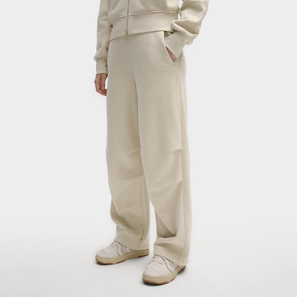 Fila Оригинальные Модные Классические Ретро Повседневные Универсальные Удобные Теплые Свободные Флисовые Вязаные Спортивные Штаны Женские брюки F11W549606FBG