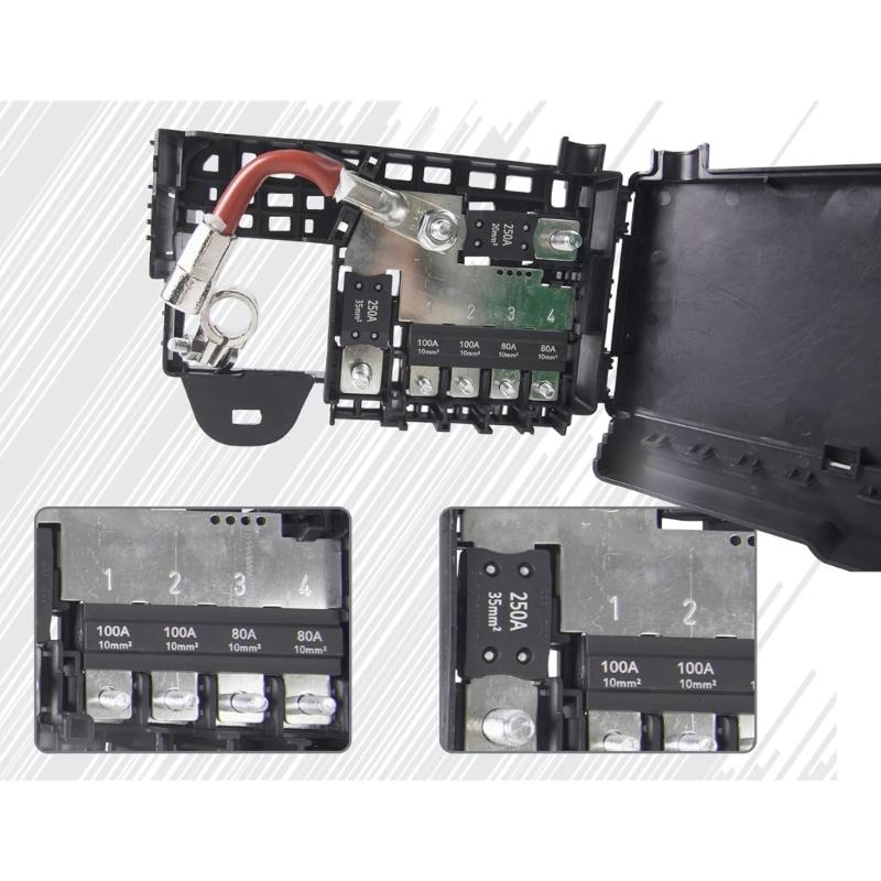 96889385 96999745, 13289599, 13678432, 525230582 Блок предохранителей клеммы аккумулятора с крышкой, Распределительный блок предохранителей,