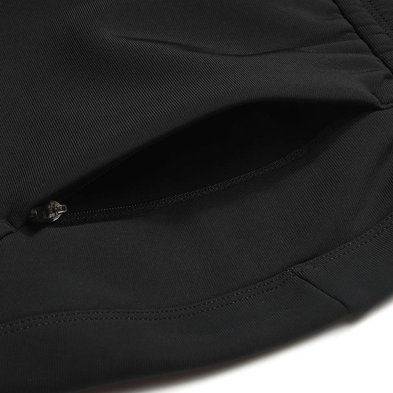 Fila Классические удобные универсальные вязаные спортивные брюки с флисовой подкладкой, женские, низ, глубокий черный A11W611603FBK