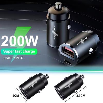 Автомобильное зарядное устройство 200 Вт USB быстрая зарядка кольцо для вытягивания телефон сверхскоростная зарядка для BMW Performance X1 X3 X5 X6 X4 X7 E39 E46 E90 наклейка