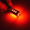 2X 1157 Red Flashing Strobe Blinking Rear Alert Safety Brake Tail Stop High Powe