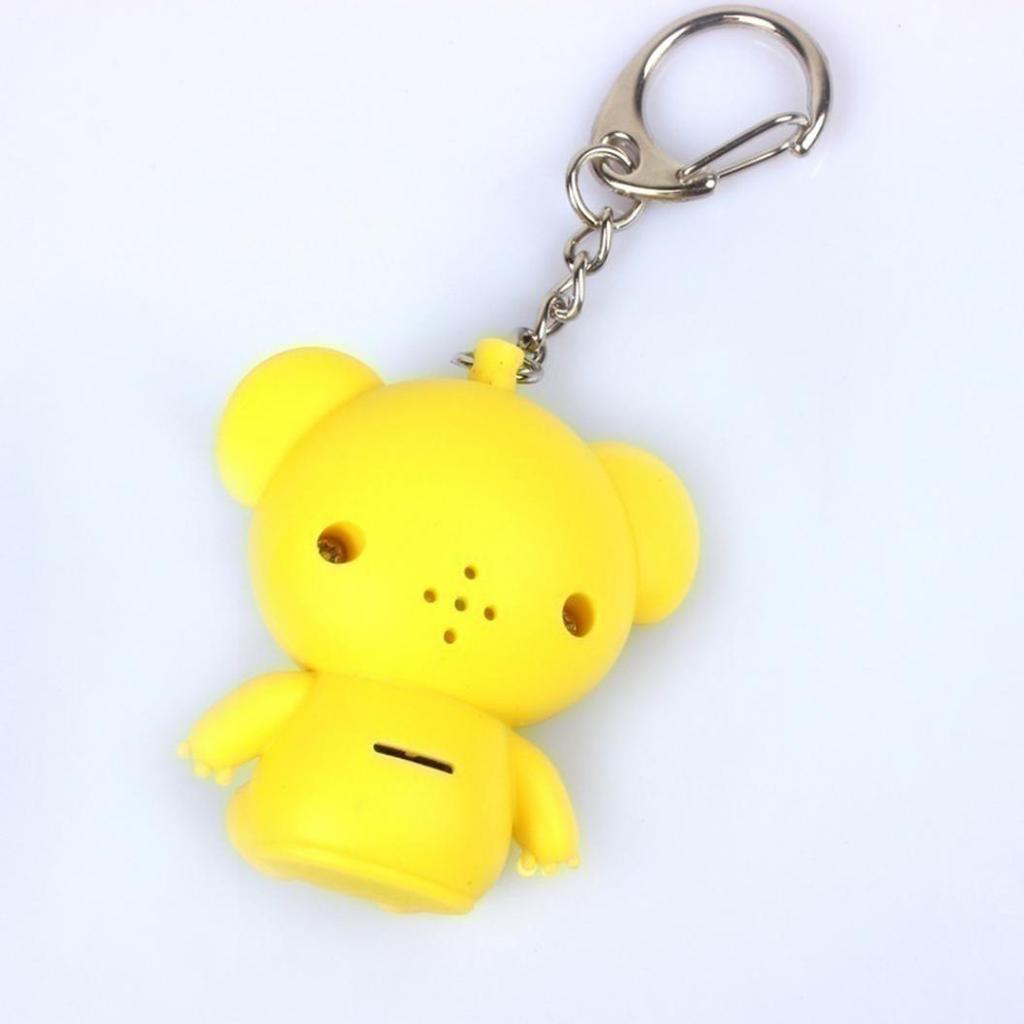 Мультфильм Коала светодиодный звуковой брелок автомобильный брелок сумочка висит декор подарочная игрушка