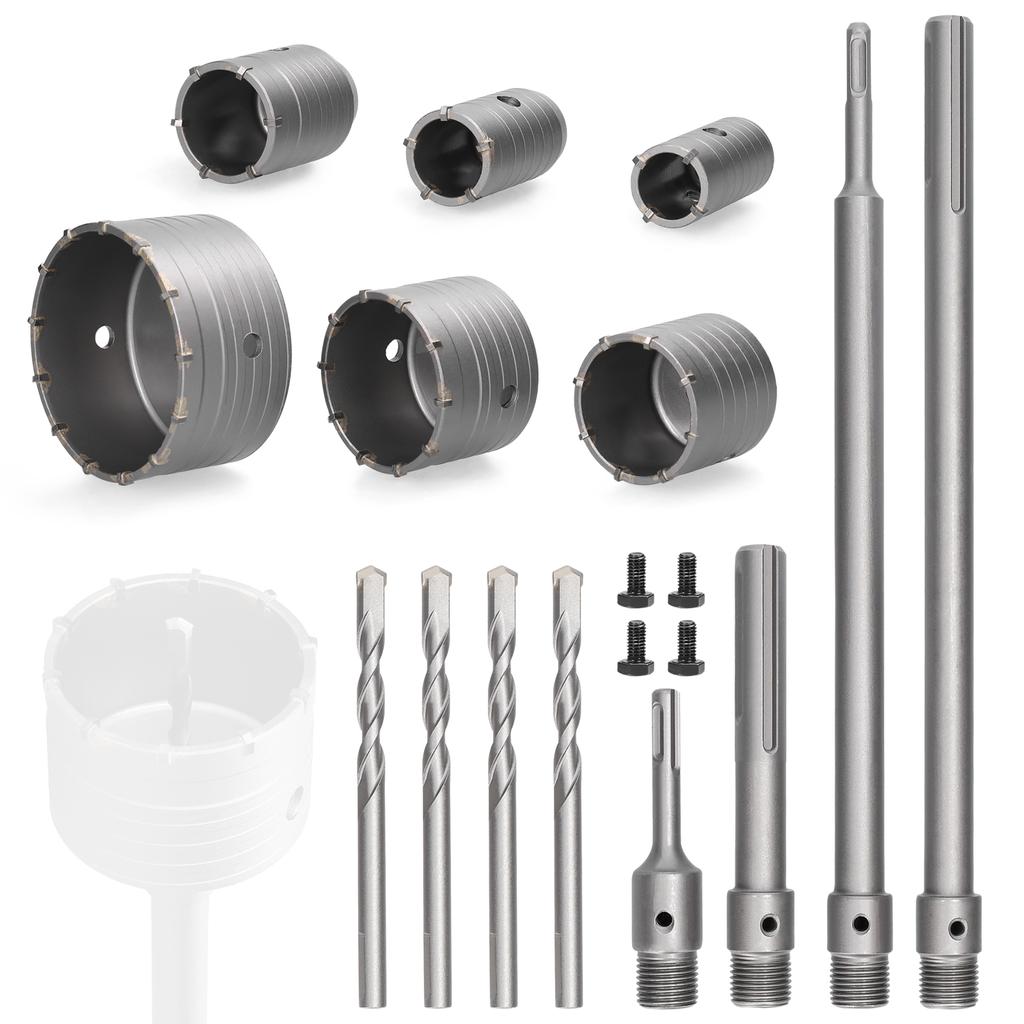 16 шт. Электрический молоток сверла для отверстий в стенах карбидные сверла для отверстий в кирпичной стене воздушные сверла