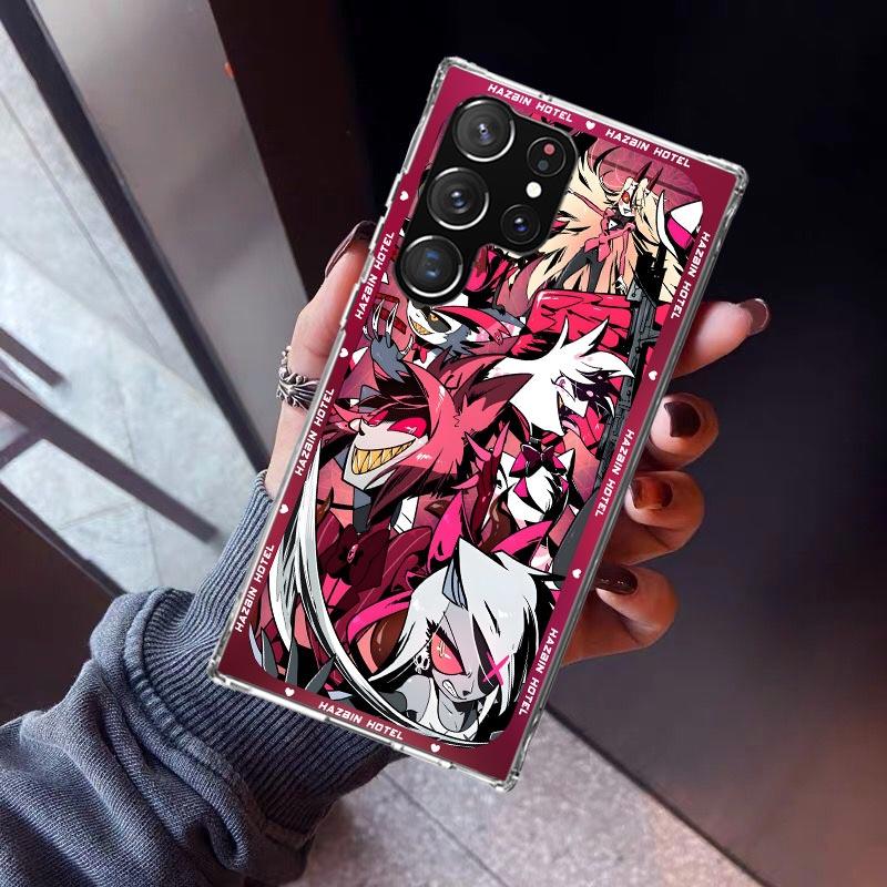 Чехол для телефона Hazbin Hotel Аниме для Samsung Galaxy S23 S24 S25 Edge S26 Ultra S22 + S21 Plus S20 FE Чехол Силиконовая Печатная Оболочка G