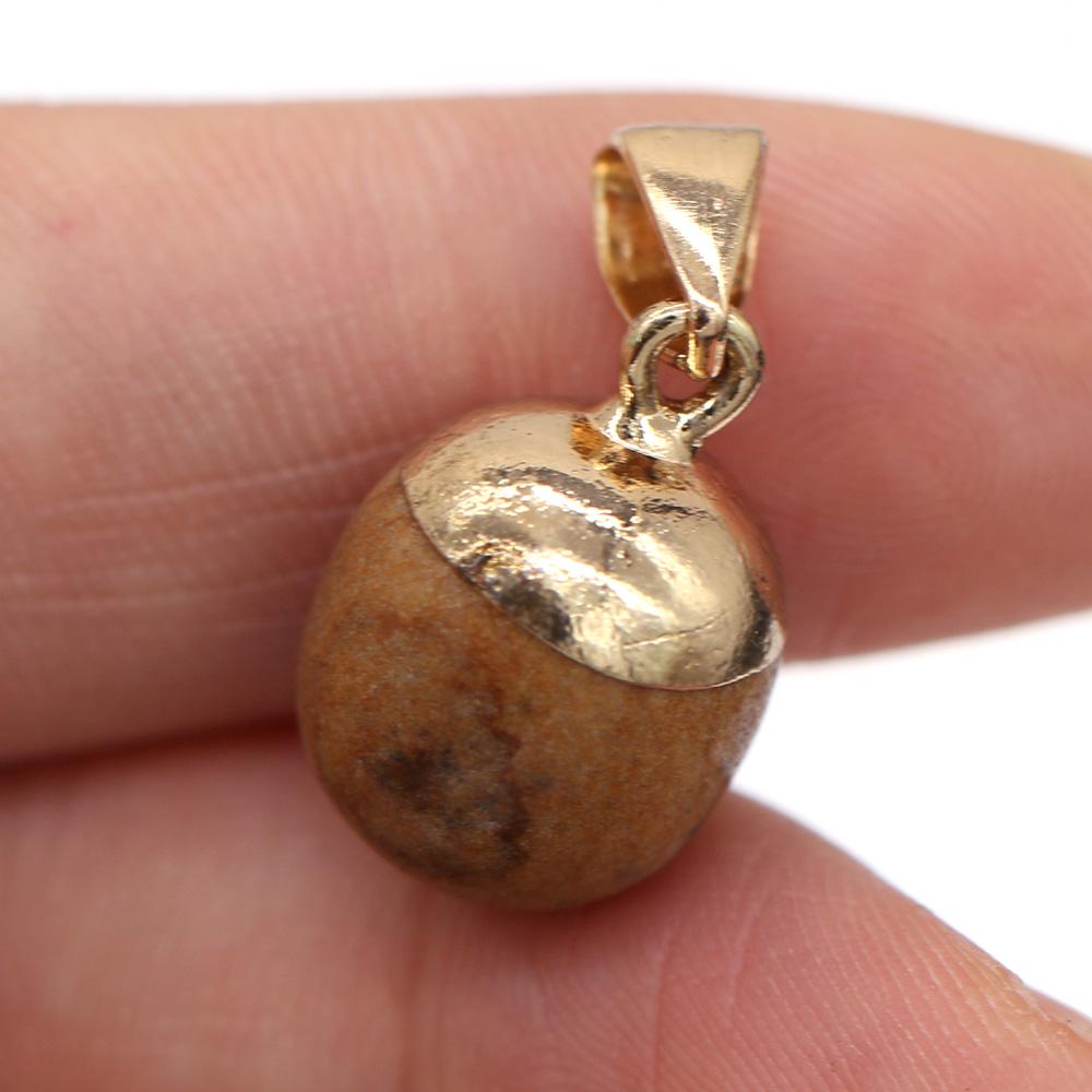 1 шт. в партии кулон из натурального камня Кристалл Розовый Кварц Аметист Лазурит Агат Подвески для изготовления ювелирных изделий DIY Ожерелье Серьги Аксессуары 13x18 мм