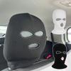 2 шт., защитные чехлы для подголовника автомобиля, подушка для головы, наволочка, универсальный подголовник для автокресла, маска для Хэллоуина, покрытие для авто подголовника
