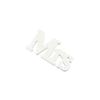 3Pcs/set White Desktop Ornaments Sign Decoration Props Mr & Mrs Wooden Ornaments  Married Party