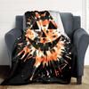 1pc Pumpkin Halloween Blanket, Lightweight Flannel Throw Blanket for Sofa, Bed, Travel, Camping, Living Room, Office, Couch, Chair, and Bed