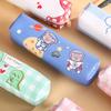 Waterproof Pencil Case PU Leather Stationery Bag Multi Functional Pencil Box  Students