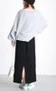 Gold Japan Plus Size Narrow Rib Knit Skirt with Slit and Elastic Perfect for Fall and Size Black Women's Skirt, Long, Waist, Spring, 3L, (sada-6890)