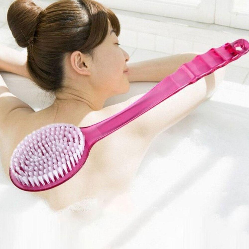 Long Handle Shower Brush Back Rubbing Body Exfoliating Brush Creative Bath Brush