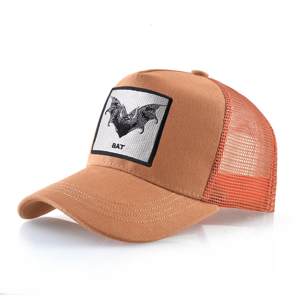 Кепка Тракер Четыре Сезона Мужская Женская Snapback Хип-Хоп Бейсболка С вышивкой скорпион нашивка Регулируемый козырек