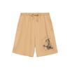 Li Ning X Disney Collaboration Pinocchio Series Cartoon Pattern Printed Loose Casual Shorts Men Shorts Deer-Brown AKSS433-4