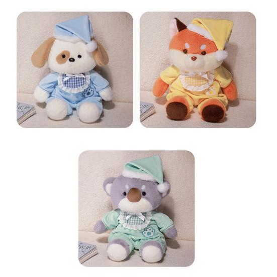 Yousheng Koala плюшевая игрушка 15,78 дюйма мягкая плюшевая игрушка лиса собака плюшевая кукла милый спящий компаньон подарок для всех возрастов