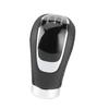 Universal Car Gear Shift Knob Stick Head Shifter Lever Handball Leather Universal for CarBlack