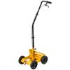 VEVOR Striping Line Marking Machine 6-Can Capacity Yellow with 4 Wheels, Parking Lot Striping Machine, 50-100 mm Adjustable Line Width, Heavy Duty