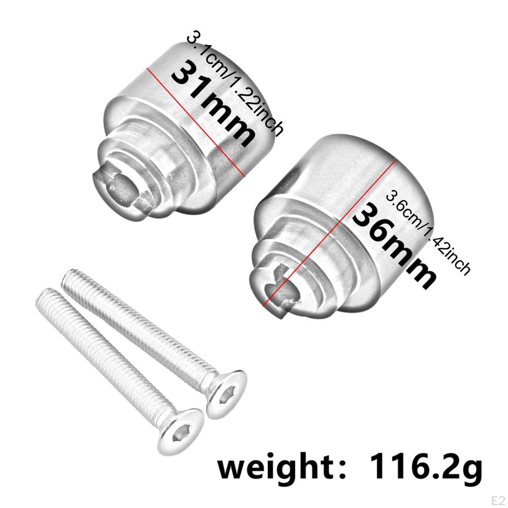 2 шт. Мотоциклетные ручки руля заглушки руля заглушки запасные заменяют концы для