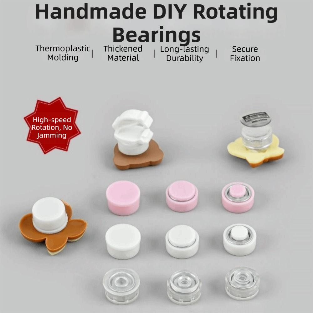 50Pcs Smooth Spin Mini Rotating Bearings 3 Size Spinner Mechanism  Pinwheel Craft