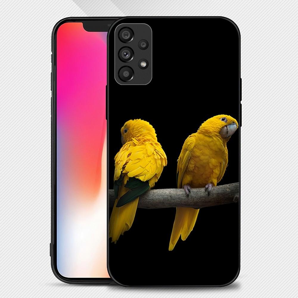 Animal Parrot Phone Case For Samsung Galaxy S22 S23 Ultra S21 S20 FE Plus Note 20 Soft Cover