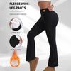 Fleece Lined Pants Women's Yoga Pants Women's Thermal Pants High Waisted Flared Winter Leggings