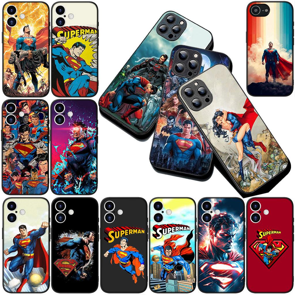 Cover for Apple iPhone 17 16 14 15 Plus Pro Max 16E ProMax + 15Plus 15+ 16+ Casing Phone Case Super Hero DC Movie Supermans