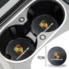 wsdz2 2Pcs Car Coaster Water Cup Bottle Holder Anti-slip Pad Mat Leather Pad For Porsche Cayenne Panamera Macan 911 718 Cayman 918