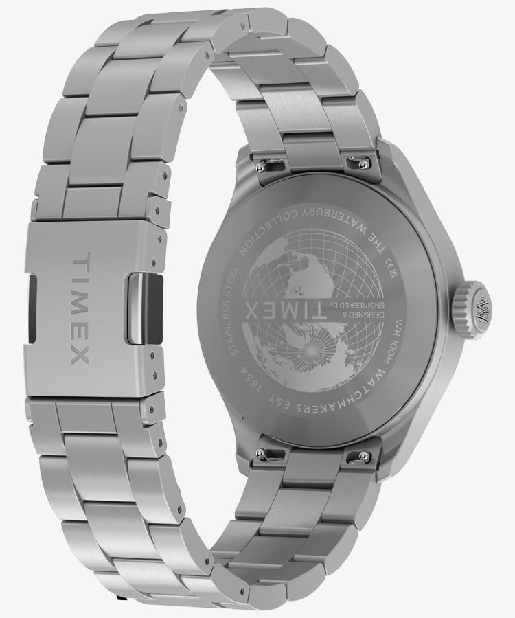 TIMEX TW2Y70300 Waterbury Men's Quartz Watch, Black