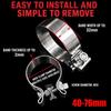 40-76mm Pipe Connection Hoop Stainless Steel Steel Pipe Clamp Strong Exhaust Pipe Clamp