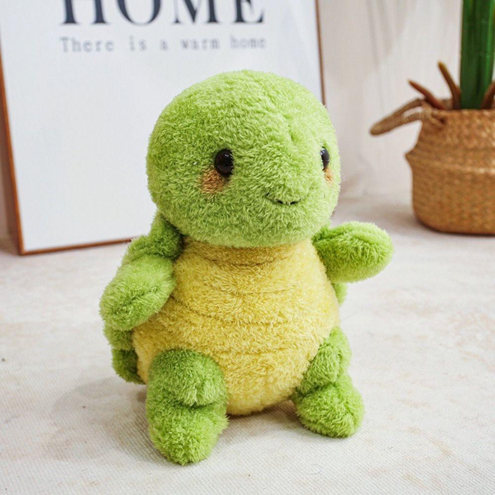Stuffed Simulated Tortoise Plush Toy Fluffy Animal Sea Turtle Pillow Kids Birthday Christmas