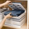 Multifunctional Portable Closet Storage Stacking Board Long Sleeve Clothes Folding Shirt Board