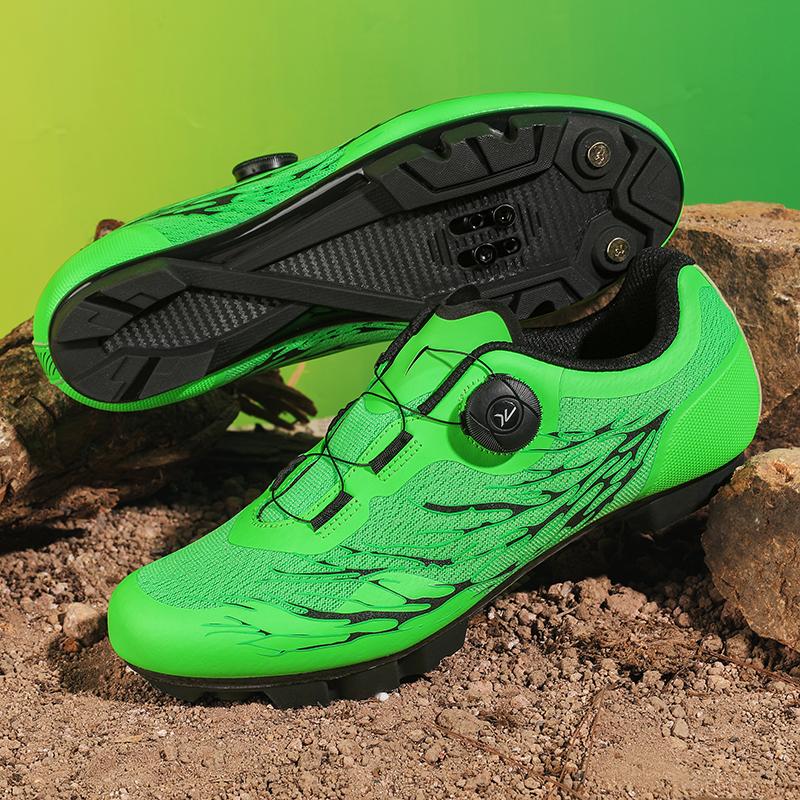 Мужские шоссейные велотуфли Дышащие Летние Самозапирающиеся Шипы Нескользящие Горный Велосипед Туфля Мужские spd гоночные Кроссовки Легкие