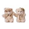 Soft Bear Plush Ornament With Short Pile Plush For Gift And Collection