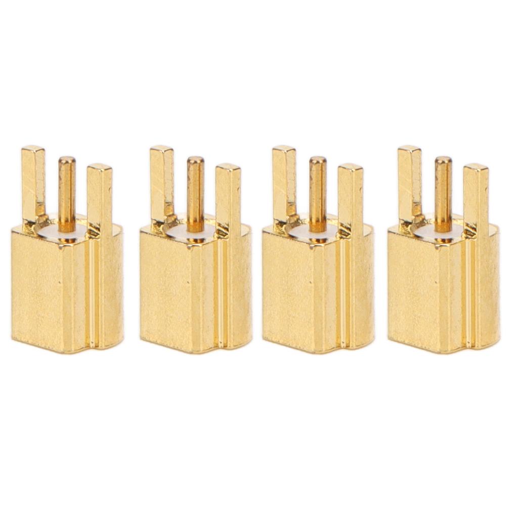 10PCS MMCX Socket 3 Pin Connection Female Jacks Coaxial RF Connector Set OFC Material 50ohms