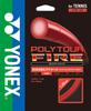 YONEX Poly Tour Fire 120 Теннисные струны PTGF120 Красный (1,20 мм)