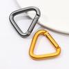 New Safety Multicolor Aluminium Climbing Button Buckle Keychain Alloy Carabiner Camping Hiking Hook